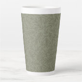 Serene Sage Green | Deep Forest Calm Tone-on-Tone Latte Mok (Voorkant)