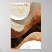 Serene Sandstone Flow Poster (Voorkant)