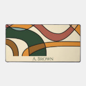 Serene Savanna Gentle Abstract Earthy Monogram (Recto)