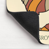 Serene Savanna Kind Lion Abstract Monogram Muismat (Hoek)