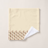 Serene Savanna Kind Lion Abstract Pattern Bath  (Gant de toilette)