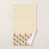 Serene Savanna Kind Lion Abstract Pattern Bath  Bad Handdoek (Handdoek)