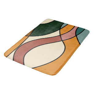 Serene Savannah Zachte Abstract Moderne Aardse Badmat