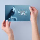 Serene Schoonheid Huidverzorging, Massage, Spa Flyer (Hand)