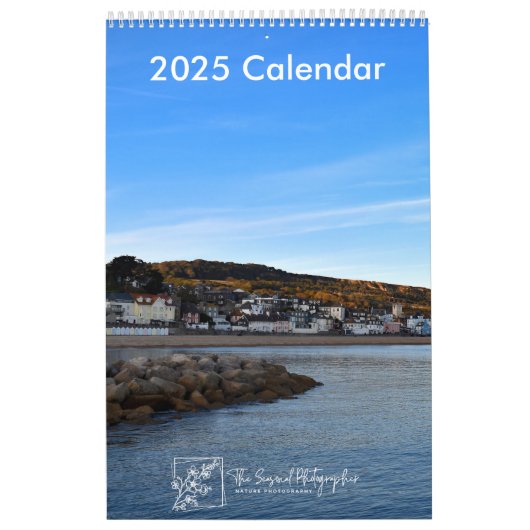 Serene Shores 2025 Kalender medium van één pagina (Hoes)