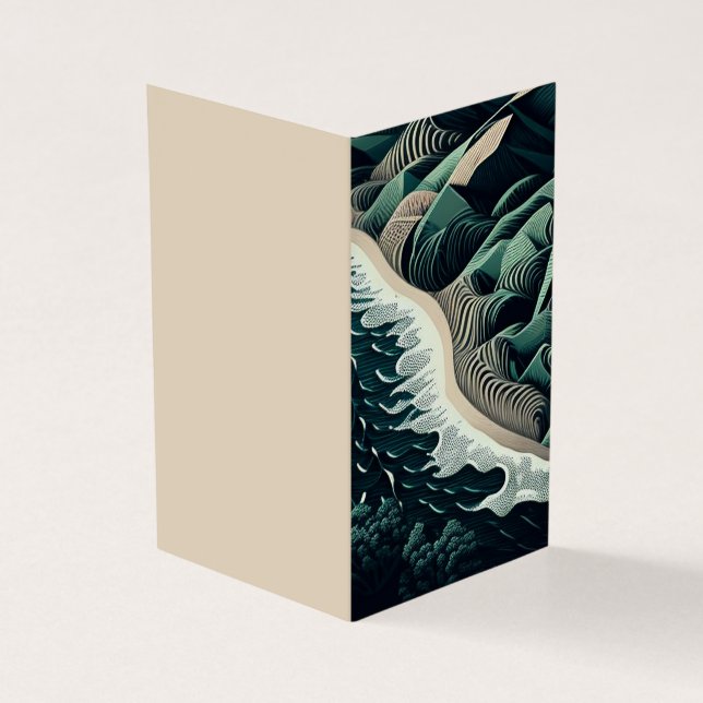 Serene Shores Kaart (Buitenkant)