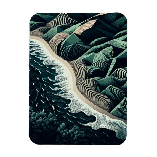 Serene Shores Magneet (Verticaal)