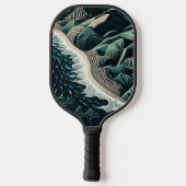 Serene Shores Pickleball Paddle (Achterkant)