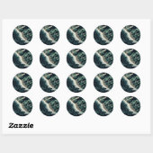 Serene Shores Ronde Sticker (Vel)
