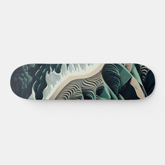 Serene Shores Skateboard (Horizontaal)