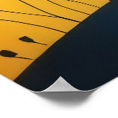 Serene Silhouetten Poster (Hoek)