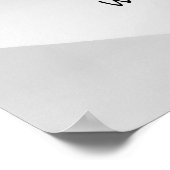 Serene Sky Gray St. Francis Assissi Prayer Poster (Hoek)