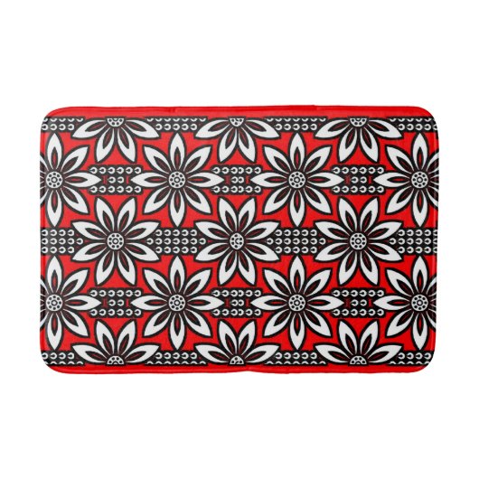 Serene Splash : Art de tapis de bain vibrant" (Devant)