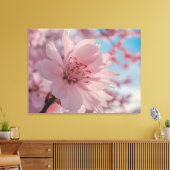 Serene Spring Flower Art Canvas Print (Insitu (Woonkamer))