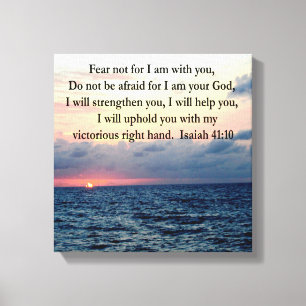 SERENE SUNRISE ISAIAH 41:10 CANVAS AFDRUK