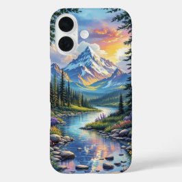 Serene Sunset Beach iPhone 16 Hoesje