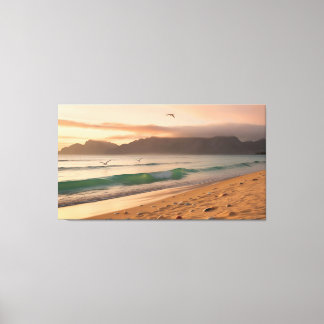 Serene Sunset Canvas Afdruk