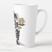 Serene Sunset Silhouette Latte Mug Design (Droite)