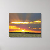 Serene Sunset Toile Enveloppée Imprimer (Recto)