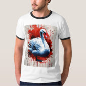 Serene Swan Elegance T-shirt (Voorkant)