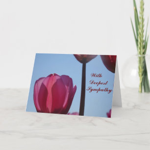 Serene Tulips sluit sympathiekaart af Kaart
