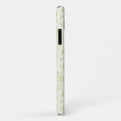 Serene vogels en bloemen gemonogrammeerd Case-Mate iPhone case (Achterkant/rechts)