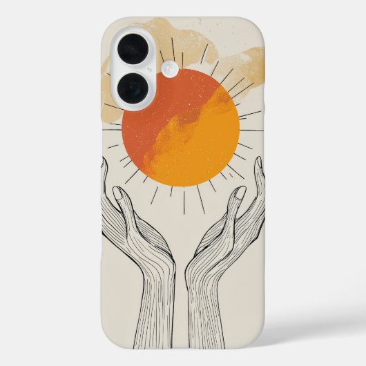 serene vorm Case-Mate iPhone case (Achterkant)