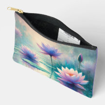 Serene Water Lelies Cut Sew Bag