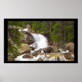 Serene Waterfall Poster - High Tatras Slowakije (Voorkant)