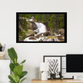 Serene Waterfall Poster - High Tatras Slowakije (Thuiskantoor)
