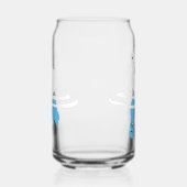 Serene Waters - Speels Swan Lake Pattern Design Blikvorm Glas (Rechts)