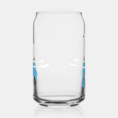 Serene Waters - Speels Swan Lake Pattern Design Blikvorm Glas (Links)