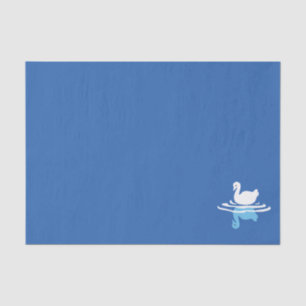 Serene Waters - Speels Swan Lake Pattern Design Tissuepapier