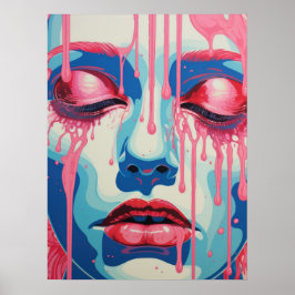 Serene Whispers: De dualiteit van kleur Poster