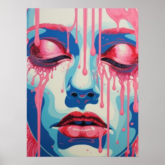 Serene Whispers: De dualiteit van kleur Poster (Voorkant)