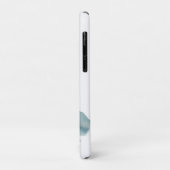 Serene White Mountain Landschap Vrede Case-Mate iPhone Case (Achterkant/links)