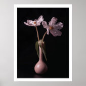 Serene wilde tulp stilleven muurkunst print (Voorkant)