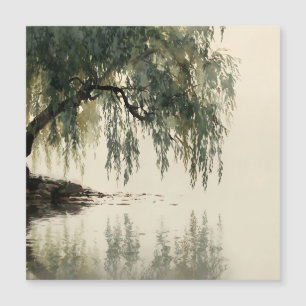 Serene Wilgenboom Reflectie Natuur Kunst (11)