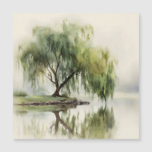 Serene Wilgenboom Reflectie Natuur Kunst (12)