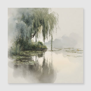 Serene Wilgenboom Reflectie Natuur Kunst (2)