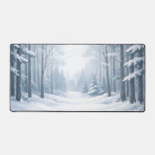 Serene Winter Forest Mouse Pad (Voorkant)