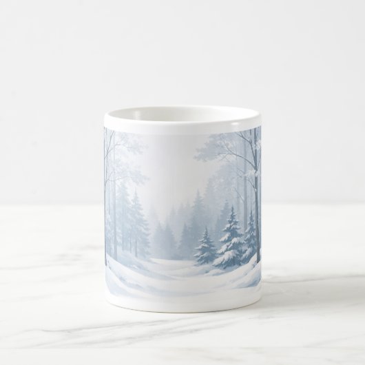 Serene Winter Forest Mug (Centre)