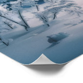 Serene winternacht poster (Hoek)
