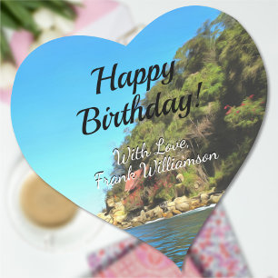 Serene Yelapa Birthday 0758 Hart Sticker