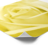 Serene Yellow Rose - poster/druk Poster (Hoek)