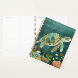 Serene Zeeen schildpad: onderwater oase Planner