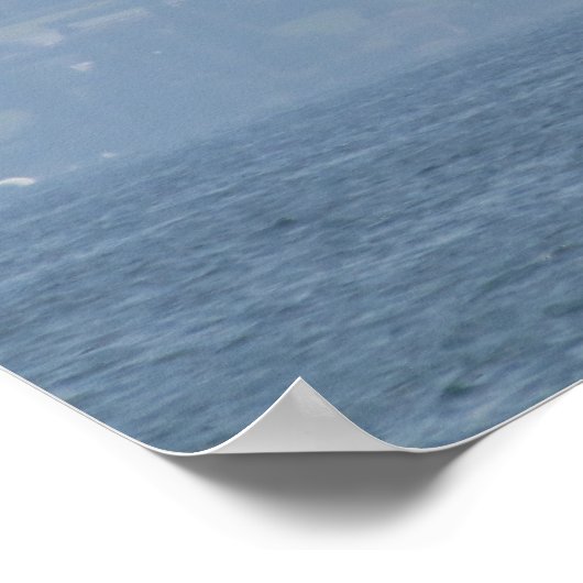 Serene zeilboot poster (Hoek)