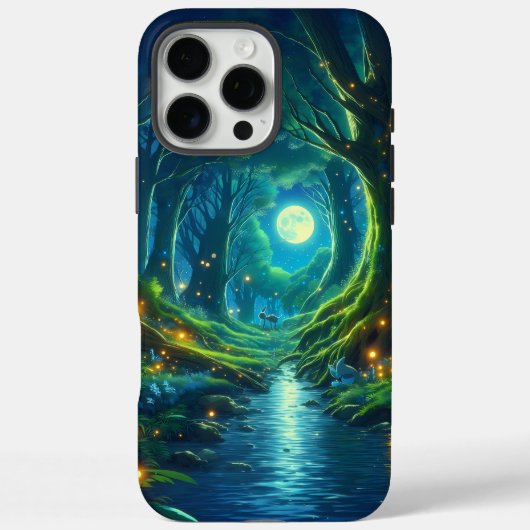 Serene zonovergoten landschapsontwerp Case-Mate iPhone case (Achterkant)