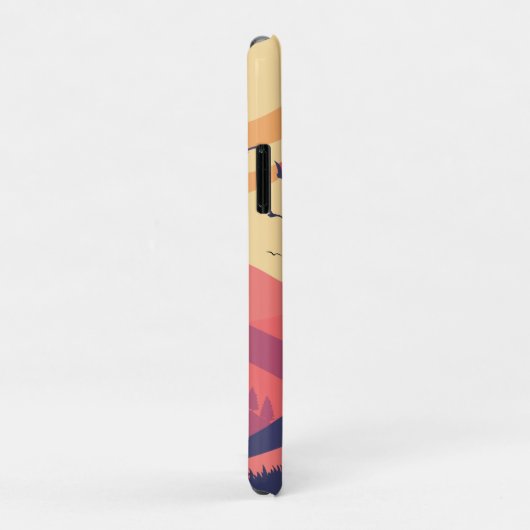 Serene zonsondergang landschap Case-Mate iPhone case (Achterkant/rechts)