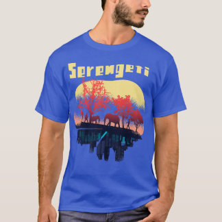 Serengeti Africa Safari Elephant National Park Big T-shirt